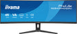 EAN 4948570126293 - iiyama ProLite XCB4594DQSU-B1 pantalla para PC 113 cm (44.5") 5120 x 1440 Pixeles Dual QHD LED Negro imagen 1