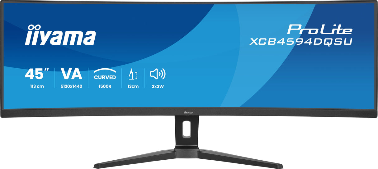 EAN 4948570126293 - iiyama ProLite XCB4594DQSU-B1 pantalla para PC 113 cm (44.5") 5120 x 1440 Pixeles Dual QHD LED Negro imagen 1