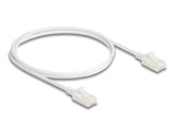 Delock Rj45 Cable De Red Cat.6a Macho A Macho U/Utp Slim 1 M Blanco