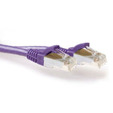 Morado 25 Meter Lszh Sftp Cat6a Patch Cable Snagless With Rj45 Connectors