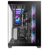 Caja Pc  Atx Mars Gaming Mcv5 Cristal Templado Panoramico Argb Gpu 416mm Negra