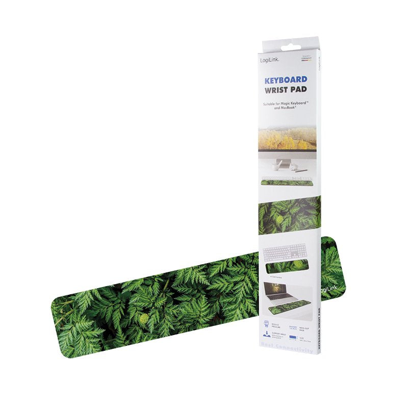Logilink - Gaming Keyboard Wrist Wrest Pad, ''Forrest'' Long