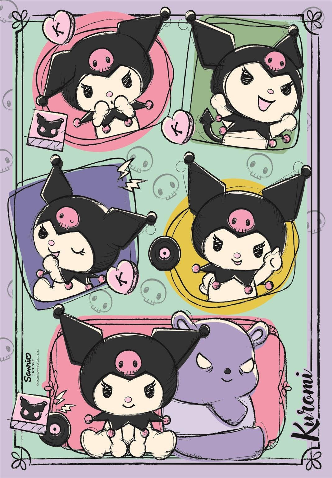 Puzzle Kuromi Hello Kitty 500pzs