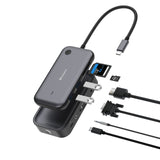 Adaptador De Pantalla Inalámbrica Usb Tipo-C Verbatim Share My Screen 1080p Wda-01 1xhdmi 1xusb 1xusb Tipo-C Gris Y Negro