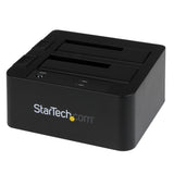 Startech.Com Dual-Bay Usb 3.0 Esata To Sata Hard Drive Docking Station Usb Hard Drive Dock External 2.53.5 Sata Iiiiii Ssdhdd Docking Station Hot-Swap Hard Drive Bays Top-Loading Controlador De Almacenamiento 2.5" 3.5" Sata 6gb/S Esata 6gb/