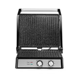Orbegozo 4580 Grill Multifuncion - Cocina Sin Aceite Con Potencia De 2000w - Amplia Superficie De Coccion Abatible -