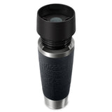 Emsa Travel Mug Taza Térmica Classic Grande Negro/Acero Inoxidable, 0,5 Litros N2022000