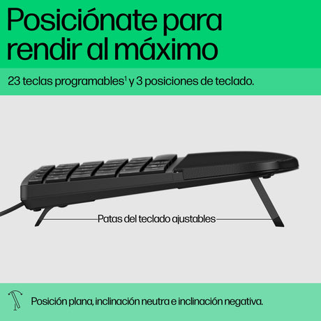 EAN 197498232430 - HP 480 Comfort Wired Keyboard teclado Hogar USB Negro imagen 6