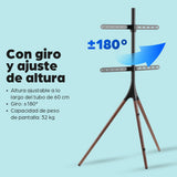 EAN 0766623461795 - Manhattan 461795 soporte para TV 165,1 cm (65") Azul, Marrón imagen 13