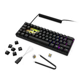 Sharkoon Skiller Sgk50 S4 Gen2 Pbt, Teclado De Juegos Negro, De-Layout, Gateron G Pro 3.0 Amarillo 4044951041930