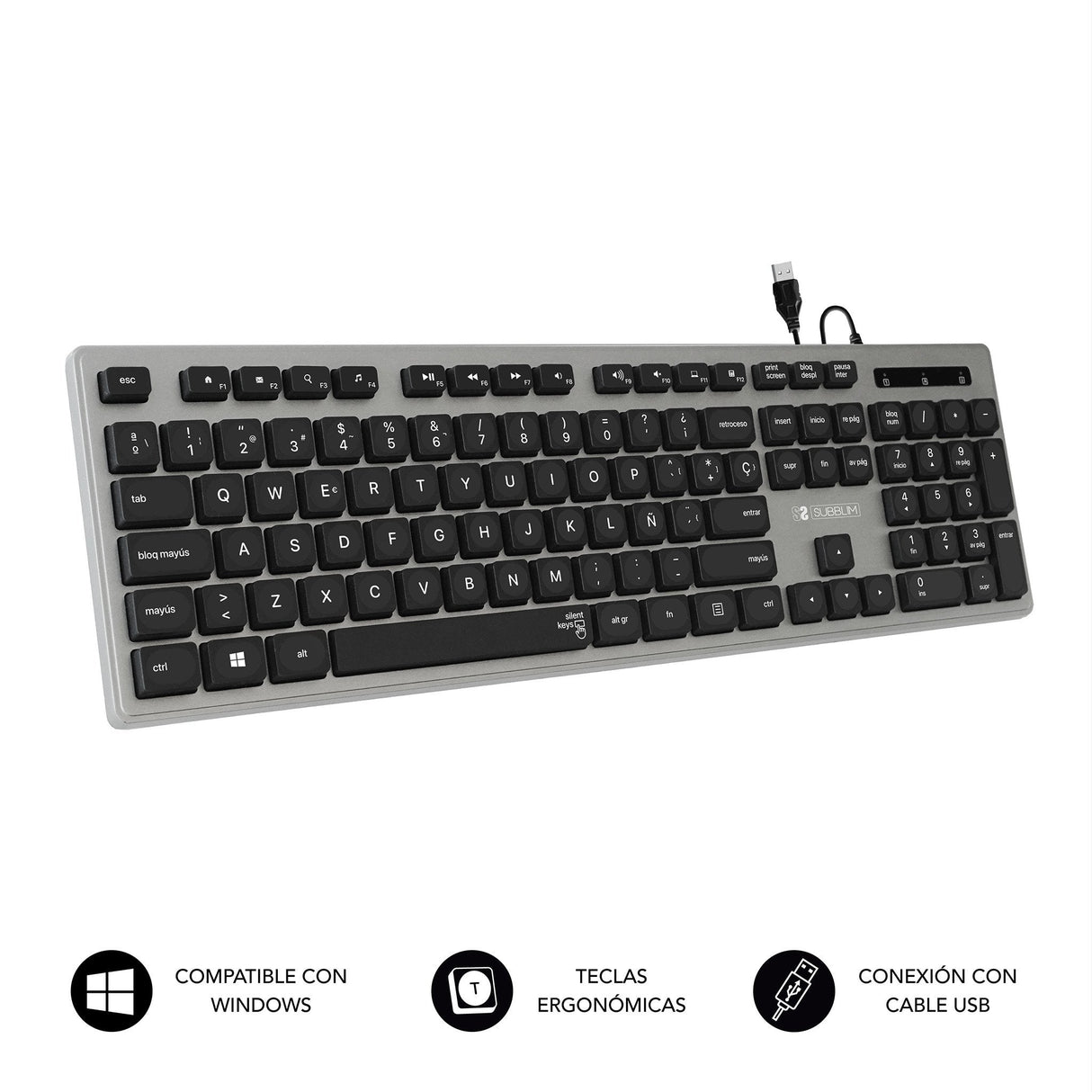 EAN 8436586741891 - SUBBLIM SUBKBC-0EKE10 teclado imagen 2
