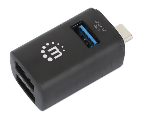 EAN 0766623180993 - Manhattan 180993 hub de interfaz USB 3.2 Gen 1 (3.1 Gen 1) Type-C 5000 Mbit/s Negro imagen 5