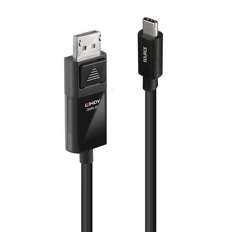 EAN 4002888433426 - Lindy 43342 adaptador de cable de vídeo 2 m USB Tipo C DisplayPort Negro imagen 1
