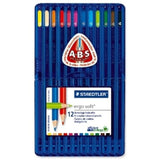 Staedtler Ergosoft - Lápiz De Color - Mixto Colores (Paquete De 12)