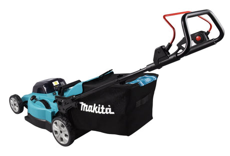 EAN 0088381756679 - Makita DLM480PT2 cortadora de césped Cortacésped manual Batería Negro, Turquesa imagen 3