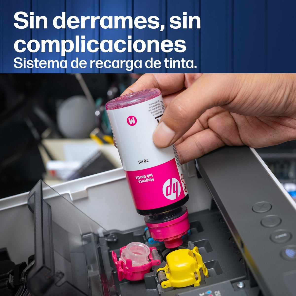 Impresora Multifunción Tinta Hp Smart Tank 5107 Smart Tank 5106 Y 5108 Color Con Depósito De Tinta Recargable Wi Fi Blanco