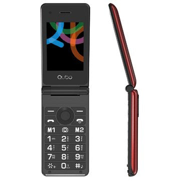 Teléfono Qubo X-28rd Rojo 2,8+1,77
