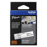 EAN 4977766769648 - Brother FLE2511 cinta para impresora de etiquetas Negro sobre blanco imagen 4