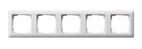 Gira - Standard 55 - Rahmen 5-Fach *Reinweiss Seidenmatt*