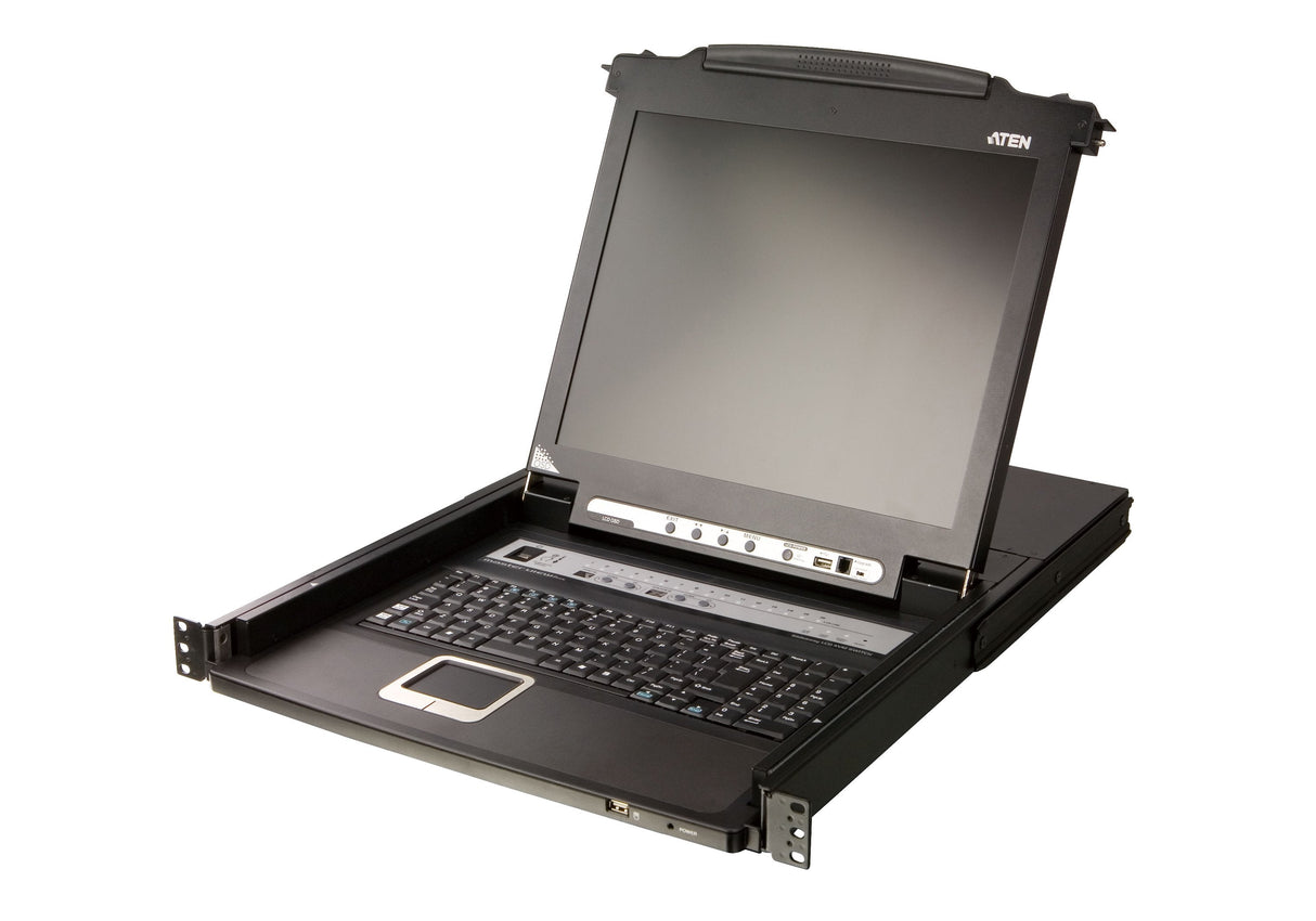 16 Port 17" Lcd Kvmp Switch Usb Port Integrated