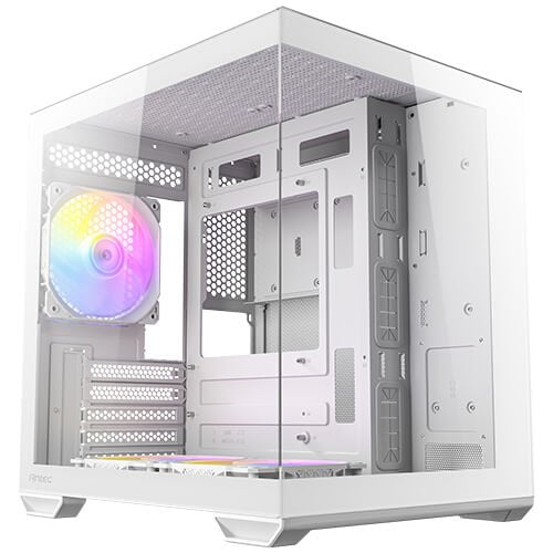 Caja Minitorre Microatx Cx60m A-Rgb Blanco Antec Micro Atx/ Argb/ 1 X 3.5'', 3 X 2.5''/ 3x Ventiladores Intalados