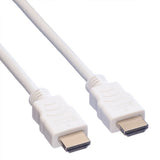 Value Hdmi High Speed Cable Mit Ethernet, Wei, 10 M