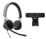 EAN 5099206091610 - Logitech 991-000339 auricular y casco Sistema de vídeoconferencia personal Alámbrico Grafito imagen 1