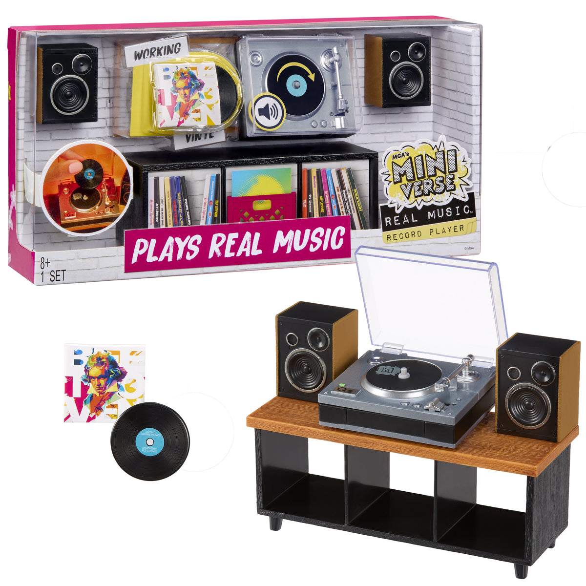 Mga Entertainment Mga'S Miniverse - Real Music Record Player 254249-Euc