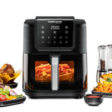 EAN 4001797813022 - Rommelsbacher FRH 1700 freidora Sencillo 8 L Independiente 1700 W Freidora de aire caliente Negro, Acero  imagen 1