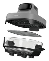 Dreame Tasti Sencillo Independiente 1500 W Freidora De Aire Caliente Negro, Transparente, Blanco