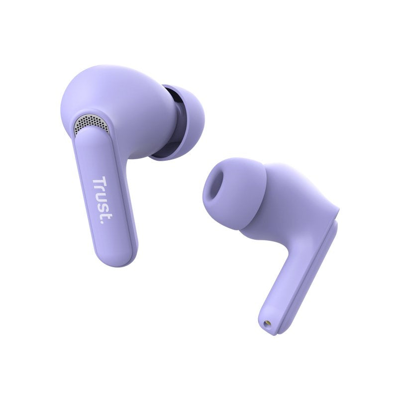 Auriculares Trust Yavi True Wireless Stereo (Tws) Usb Tipo C Bluetooth Púrpura