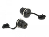 Delock Conector Hdmi-A Integrado Con Tapa Protectora Contra El Polvo