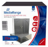 Mediarange Cd-Slimcases F. 1 Disc M. Negro Tray 25er-Pack