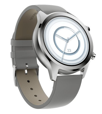 Ticwatch C2 Plus Smart Watch, Hr, 18 Mm, Platinum