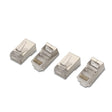 EAN 8436574702927 - AISENS A138-0293 conector RJ-45 Acero inoxidable, Transparente imagen 1