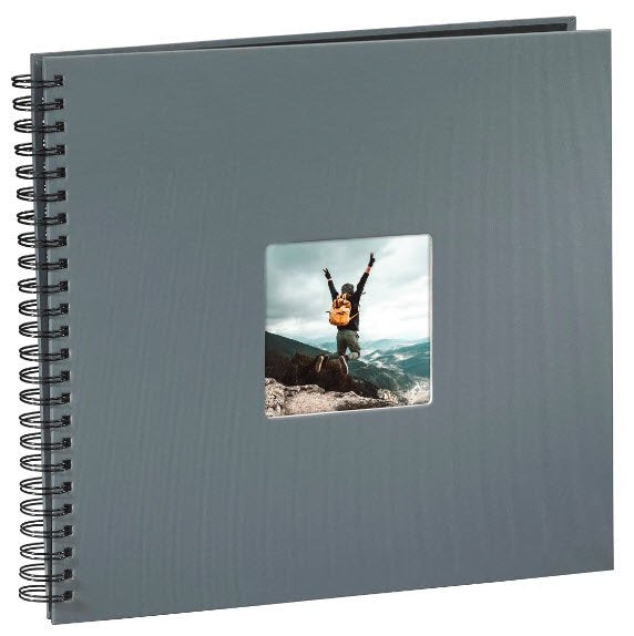 Hama  Fine Art  Spiral Grey 36x32 50 Black Pages     94874