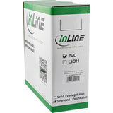 Cable De Red Inline S/Ftp Pimf Cat.6 Blanco Awg27 Pvc Cu 100m