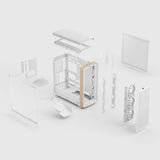 Caja Pc Fractal Design Summit Blanco Tiza Tg Transparente Tint (Blanco Madera) Fd-C-Sum1a-02