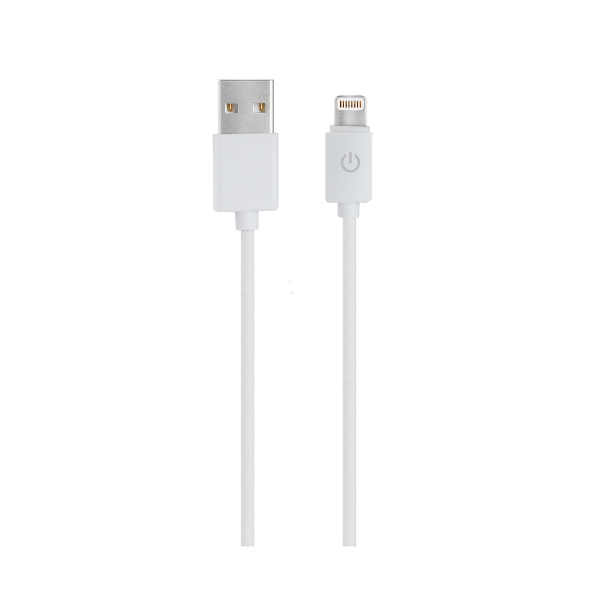 Cable De Datos / Carga Realpower Lightning 1 M Blanco Con Certificación Mfi