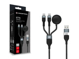 Cable Conceptronic Usb-C -A2.0->Usb-C Awc Pd 480mbs 1.50m Sw