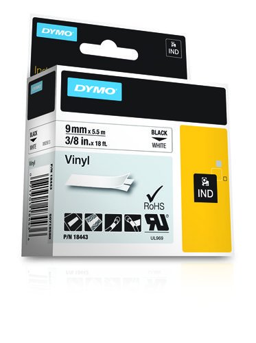 Dymo Schriftband 18443 Negro White (S0718580)