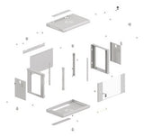 EAN 5901969446883 - Lanberg WF03-5304-10S armario rack 4U Bastidor de pared Gris imagen 12