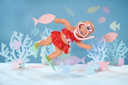 Zapf Creation Baby Born® Set Snorkel 43cm, Accesorios Muñeca 43 Cm 840771