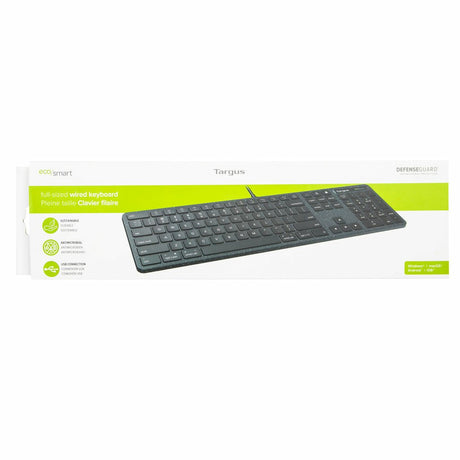 EAN 5063194001456 - Targus EcoSmart AKB874UK teclado Universal USB QWERTY Inglés del Reino Unido Negro imagen 13