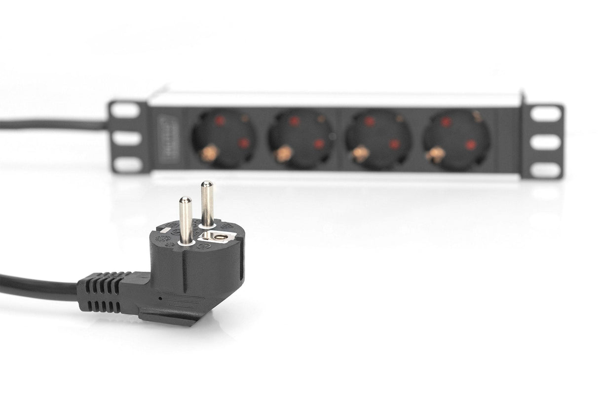 EAN 4016032474777 - Digitus DN-95418 unidad de distribución de energía (PDU) 4 salidas AC 0U/1U Negro imagen 5