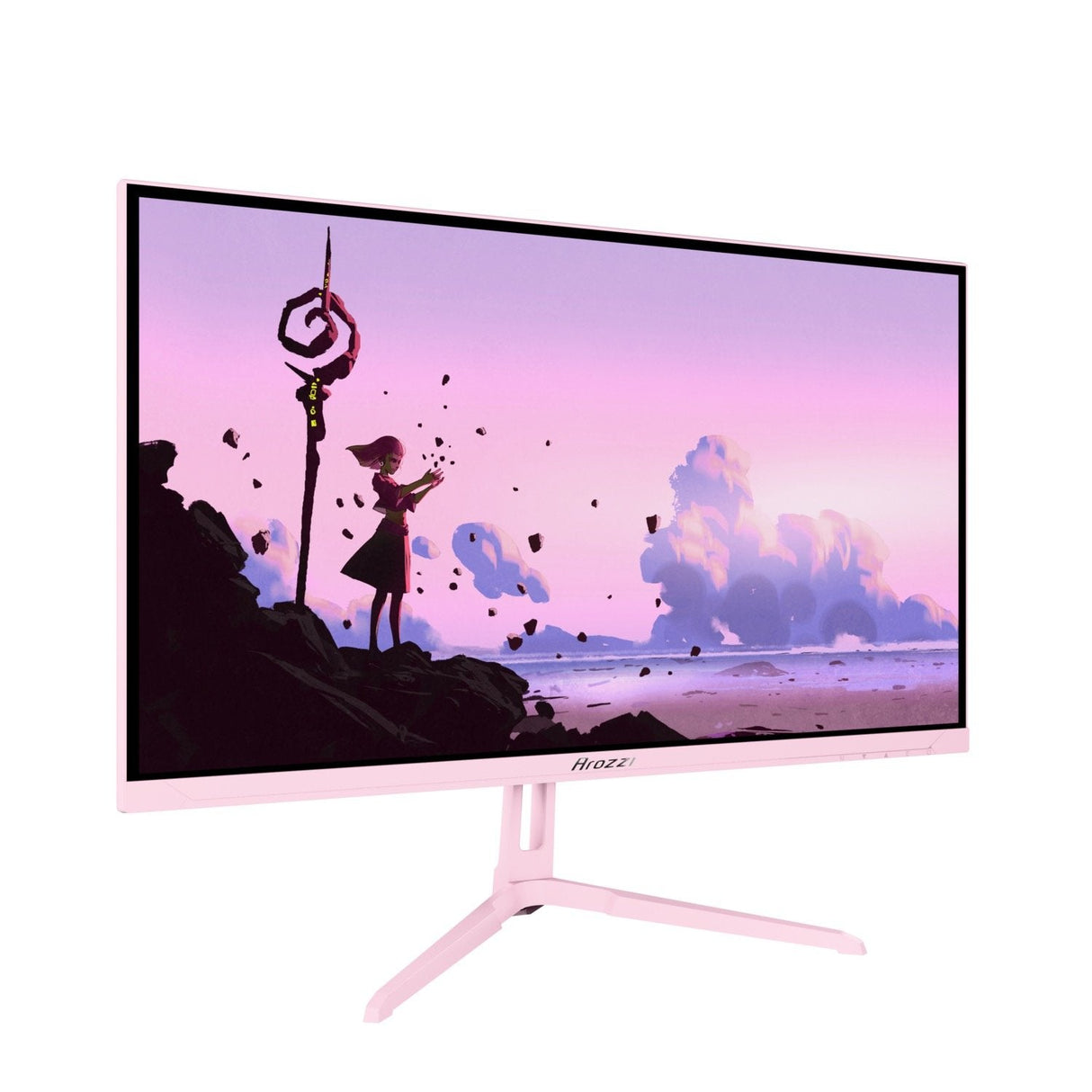 Monitor Arozzi Nova 24  23.8" 1920 X 1080 Pixeles Full Hd Led Rosa