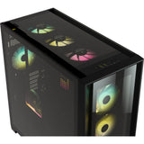 Caja Pc Corsair Icue 5000x Cristal Templado Negra