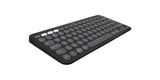 Logitech Pebble 2 Combo Juego De Teclado Y Ratón Inalámbrico Bluetooth Le Qwerty Reino Unido Grafito