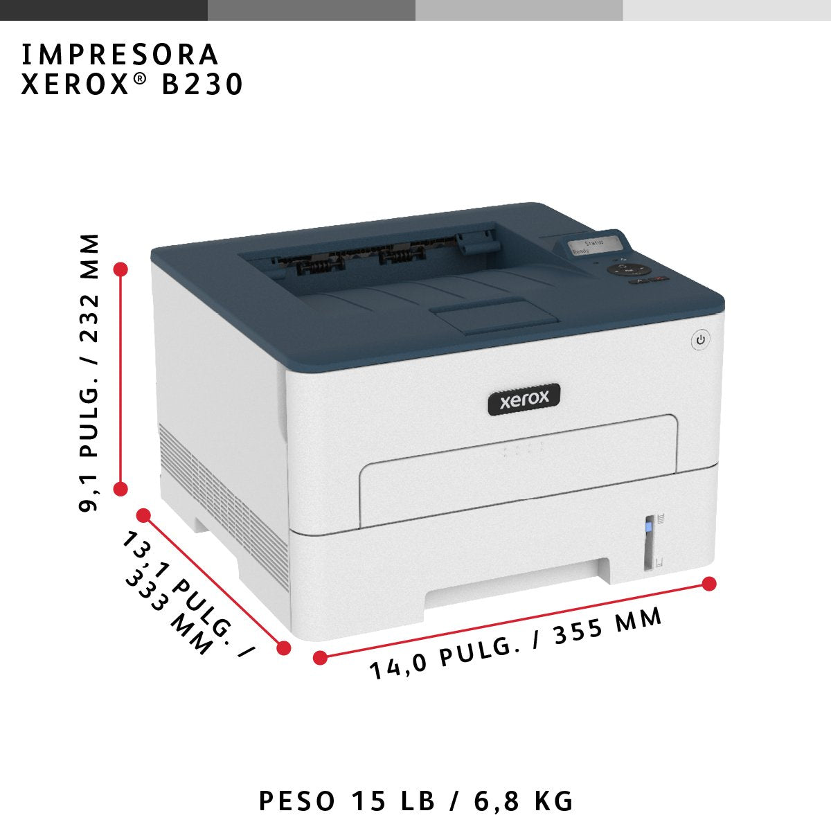 Xerox Impresora Laser Monocromo B230v_dni