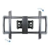 Tooq Soporte De Pared Con Doble Brazo Articulado Para Tv De 60"-100" - Giratorio E Inclinable - Peso Max 80kg - Vesa
